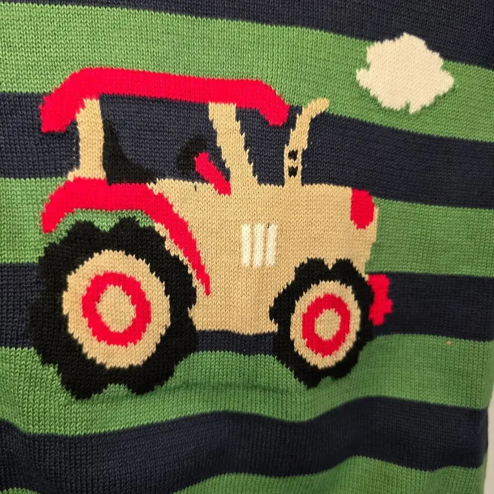 Beebay tractor sweater 1-2 Years NWT